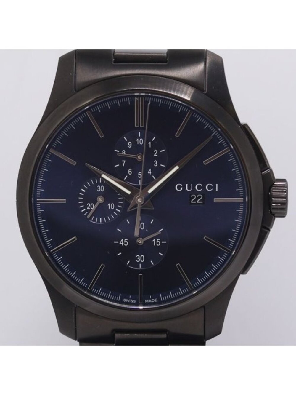 Gucci G-Timeless 126.2 Chronograph Blue Dial Watch
